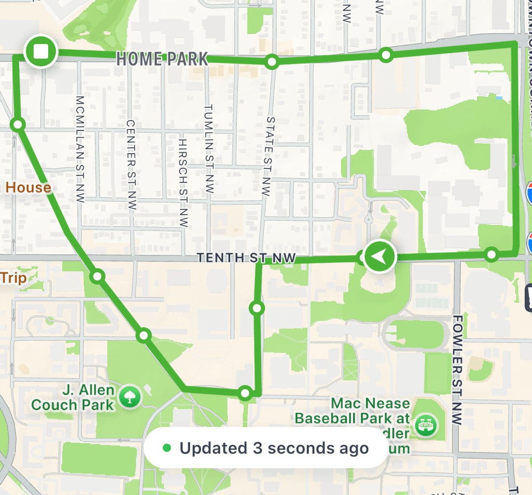 Always up-to-date routes screenshot 1